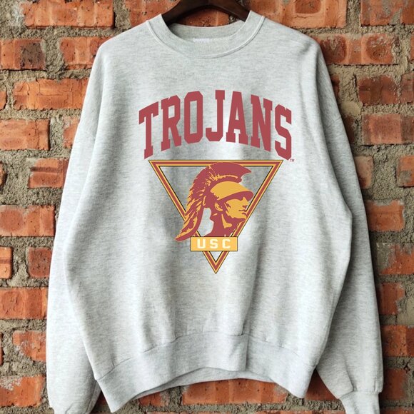 Vintage USC Trojans Sweatshirt, University of Southern California shirt tee 05 - Picture 1 of 2